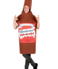 GENERIC Adult Bloodwiser Beer Bottle Costume