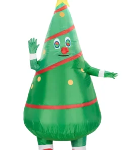 GENERIC Adult Inflatable Christmas Tree Costume