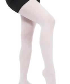 Adult Thick Translucent White Tights