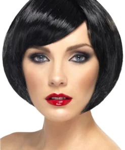 Smiffys Black Short Babe Wig