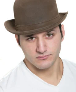Brown Bowler Hat