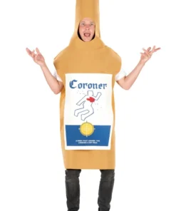GENERIC Adult Coroner Beer Bottle Costume