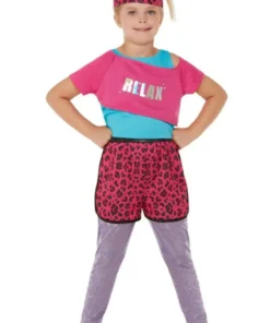 GENERIC Girls 80s Relax Costume
