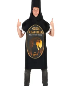 GENERIC Adult Grim Reaper Beer Bottle Costume