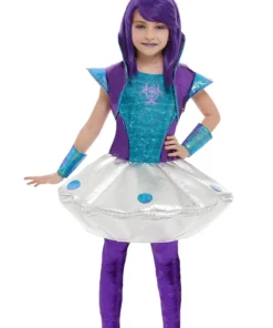 Smiffys Kids Alien Girl Costume