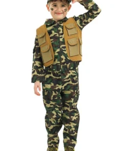 GENERIC Kids Army Soldier Costume