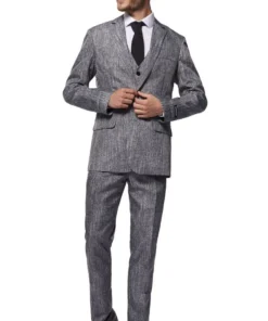 GENERIC Mens 1920s Grey Gangster Suit - Opposuits