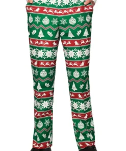 GENERIC Mens Green Nordic Christmas Suit- Opposuits 5 GENERIC Mens Green Nordic Christmas Suit- Opposuits -Halloween Decoration Shop mens christmas green nordic suit opposuits 176122