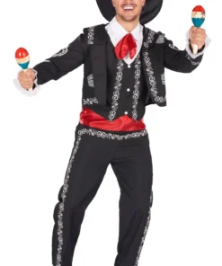 Mens Mexican Mariachi Costume (2 In 1 Costume)