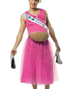 Mens Pregnant Prom Queen Costume