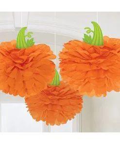 AMSCAN Paper Pumpkin Hanging Decorations