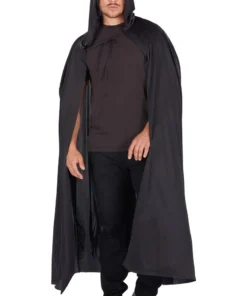 GENERIC Unisex Black Cape Costume -Halloween Decoration Shop unisex black cape costume 141859