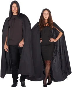 GENERIC Unisex Black Cape Costume