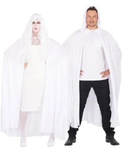 GENERIC Unisex White Cape Costume