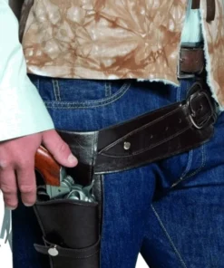 Smiffys Western Gunman Belt And Holster Accessory