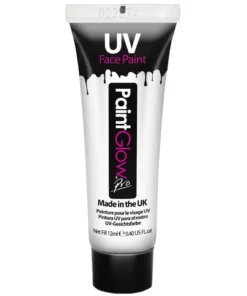 White UV Face And Body Paint