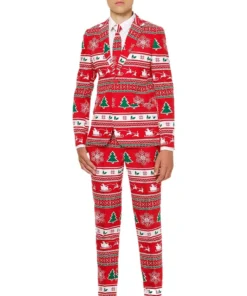 Teen Winter Wonderland Christmas Suit - Opposuits