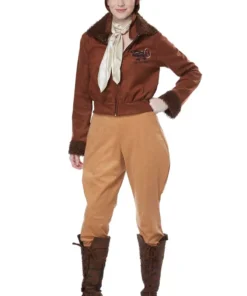 GENERIC Womens Amelia Earhart Aviator Costume