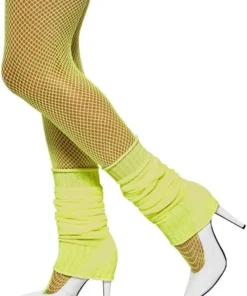 Smiffys Yellow Leg Warmers